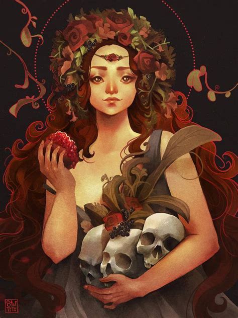 Persephone,the Queen of Underworld in 2021 | Sea monster art, Painting illustration, Monster art