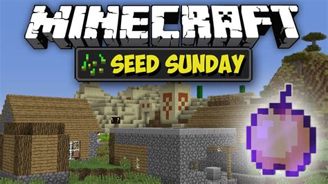 Minecraft Seed Sunday MC1.9 - Ep167 - Notch Apple At Spawn ! ! ! - YouTube