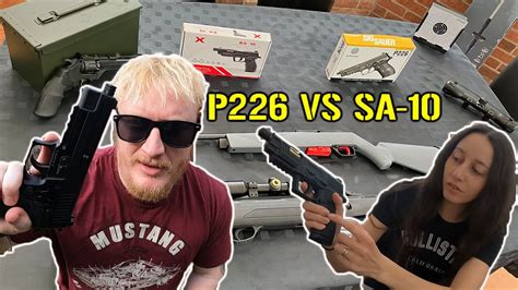 Sig Sauer P226 Vs Umarex SA-10 Air Pistols (Unboxing & Shooting) - YouTube