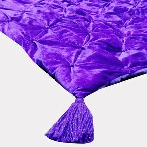 Vibrant Purple Velvet Comforter, Vibrant Purple Luxury Quilt, Vibrant ...