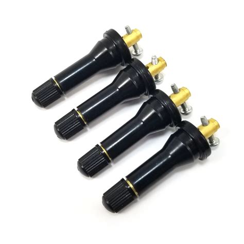 4x Rubber Snap-In TPMS Valve Stems for Smart Sensor One/ITM Uni-Sensor ...