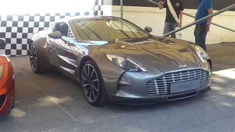 Aston Martin 177 (One-77) Arriving at Goodwood Festival of Speed - YouTube