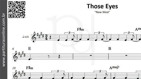 Those Eyes ♪ New West | Partitura | New west, Development