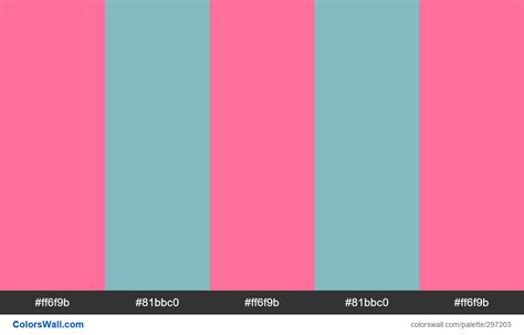 Cotton Candy Ice Cream colors palette - ColorsWall