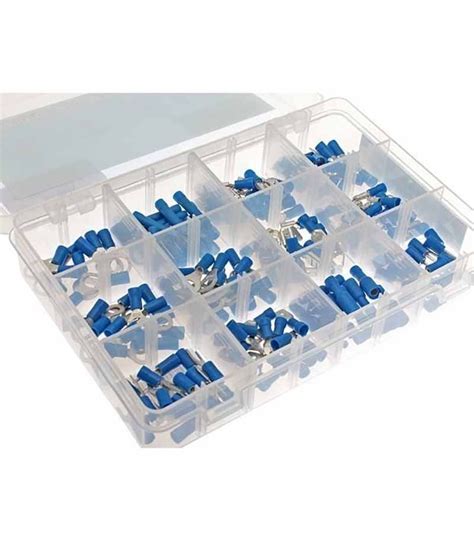 Faston connectors assortment 165 pcs