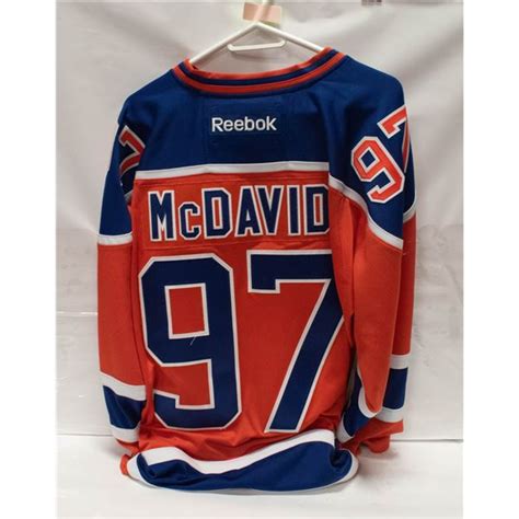 CONNOR MCDAVID OILERS JERSEY XL