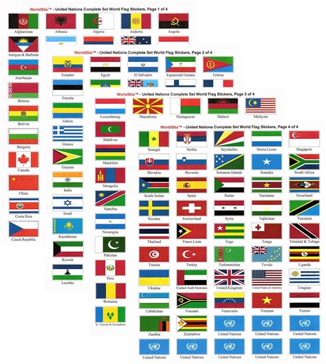 Country Flags And Their Names