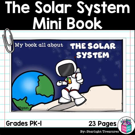 Solar System Mini Book for Early Readers: Space Activities – Starlight ...