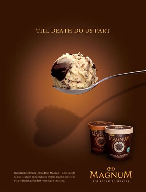 AD Angels launches Unilever's Magnum pints in Estonia | Food ads, Ice cream, Food poster design