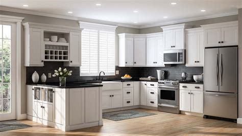 Shaker Wall Cabinets in White – Kitchen – The Home Depot | Kitchen ...