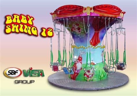 BABY SWING - Children's Rides - Flying chairs | Baby swings, Kids swing, Carnival rides