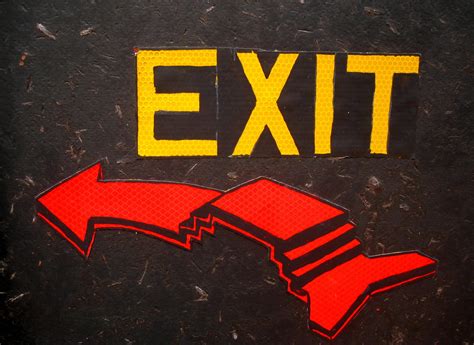 Exit | This was a complicated sign meaning to leave the muse… | Flickr
