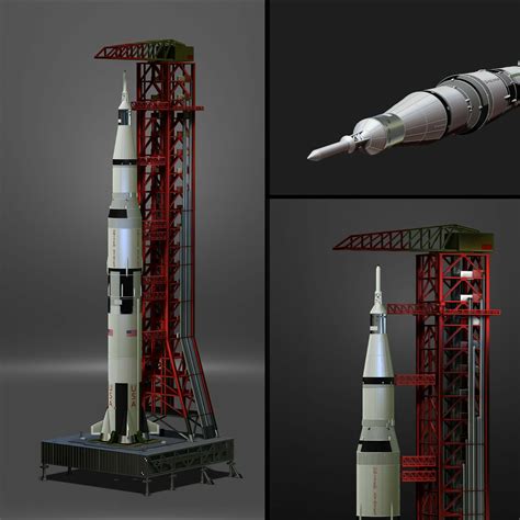 Apollo 11 Rocket Model