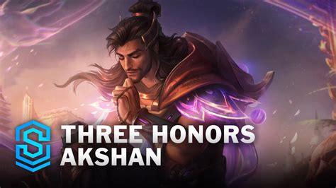 Three Honors Akshan Skin Spotlight - League of Legends - YouTube