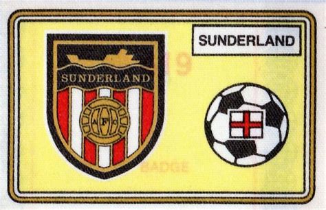 Sunderland crest card for 1978.