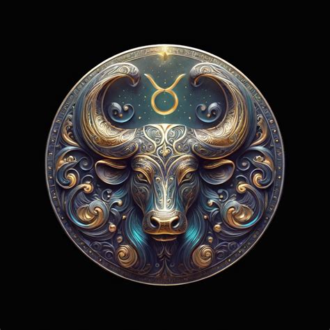 Zodiac Taurus symbol engraved by Steffen Nye - Playground