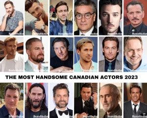 The Most Handsome Canadian Actors 2023 – Bestofthelist