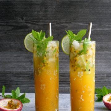 Mojitos de maracuyá {chinola, parchita} | Recetas de Laylita | Passion fruit mojito, Refreshing ...