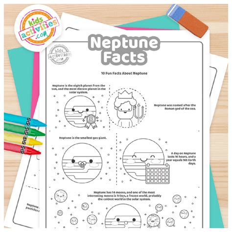 Fun Neptune Facts For Kids To Print and Learn - Oil Drum Art News