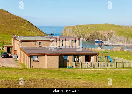 Fair Isle Bird Observatory Shetland Scotland National Trust Stock Photo ...