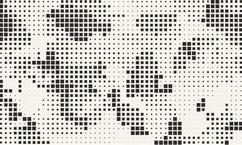 Free Vector | Chaotic Squares Mosaic Halftone Pattern background