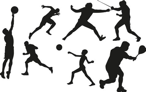 Silhouette Sports Figures at GetDrawings | Free download