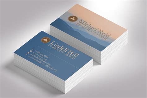 Ad: Church Business Card Photoshop by Godserv Designs on @creativemarket. Church Business Card ...