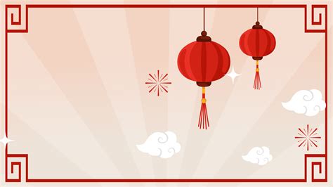 Chinese New Year Powerpoint Templates - Christmas, Google Slides, Red Backgrounds