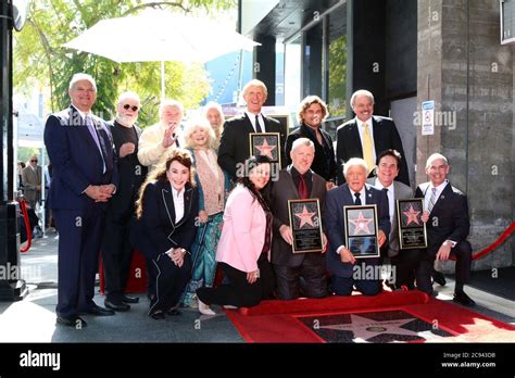 LOS ANGELES - FEB 24: The Lettermen, Chamber officials, and former ...