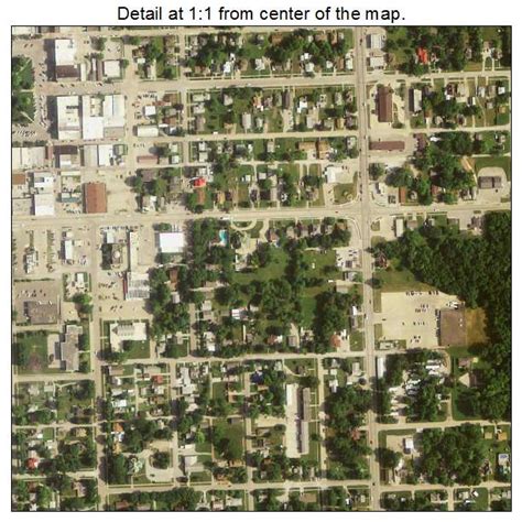 Aerial Photography Map of Centerville, IA Iowa