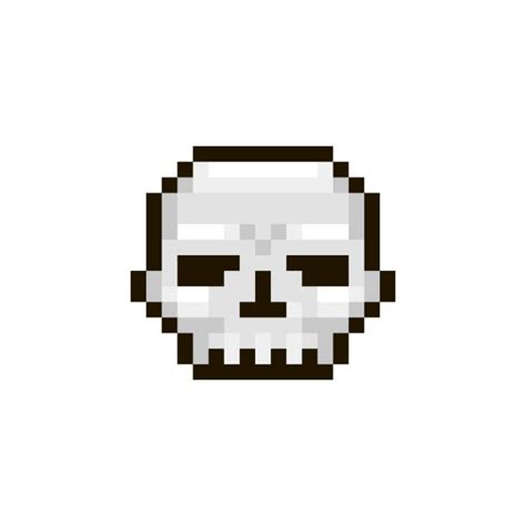 Pixel Art Skull Illustrations, Royalty-Free Vector Graphics & Clip Art ...