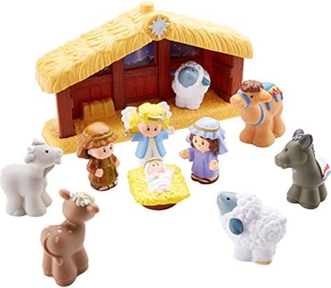 Fisher-Price Little People Christmas Story Nativity 10-Figure Set - Walmart.com - Walmart.com