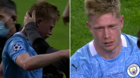 Man City's Kevin De Bruyne in tears after horrific eye injury vs ...