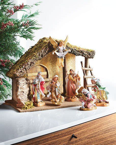 Fontanini 7-Piece Nativity Set with Italian Stable | Nativity set, Fontanini, Piecings