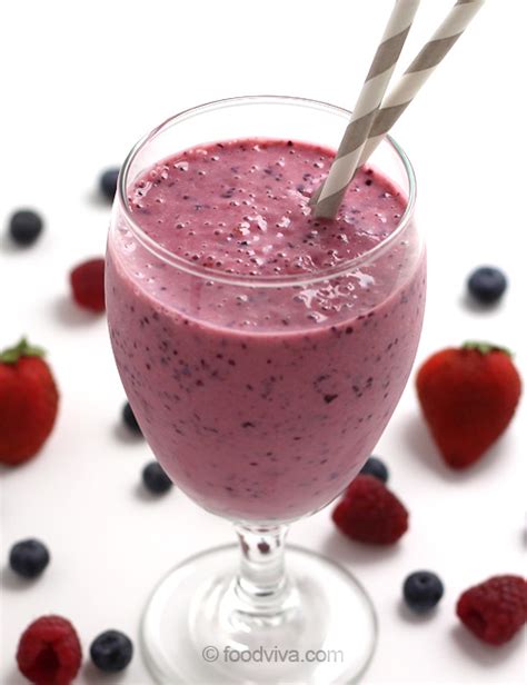 Frozen Fruit Smoothie Yogurt Recipe | Deporecipe.co