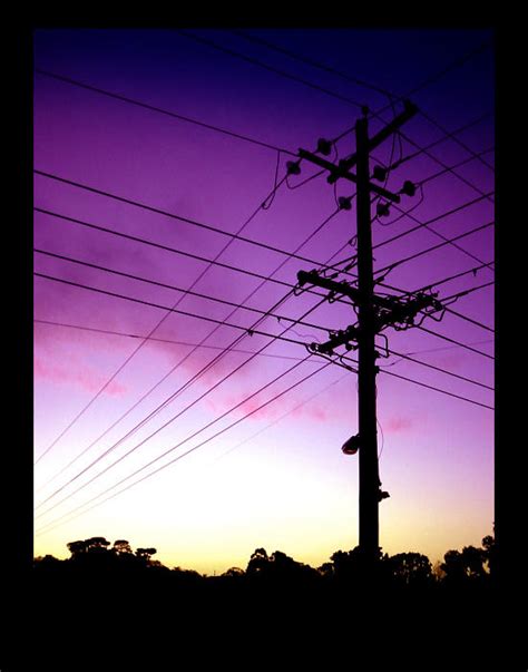 Sunset Powerlines by kayne on DeviantArt