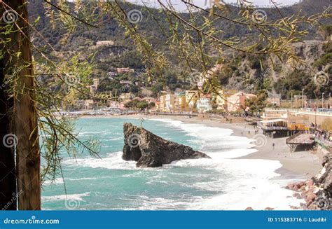 Monterosso stock photo. Image of beach, cinque, place - 115383716