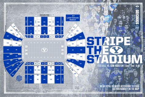 BYU Wants Fans to Stripe the Stadium Against Sam Houston State - BYU ...