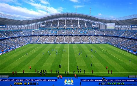 Download Manchester City Stadium Wallpaper Background