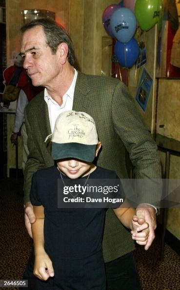 American actor Tommy Lee Jones and his daughter Victoria arrive for ...