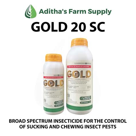 Insecticide: Gold 20 SC (Clothianidin) 500ml | Lazada PH