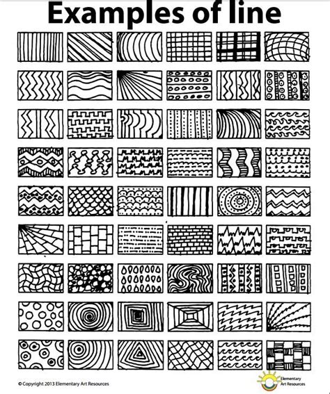 Lesson One Element of Line - Year 5 2016 Zentangle Kunst, Zentangle Patterns, Zentangles ...