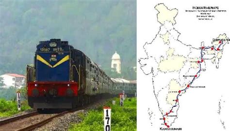 India’s longest train route: Dibrugarh - Kanyakumari Vivek Express ...