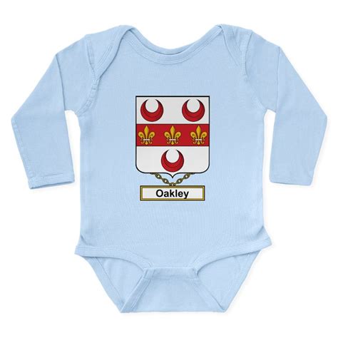 Oakley Family Crest Long Sleeve Baby Bodysuit Oakley Family Crest Body Suit | CafePress