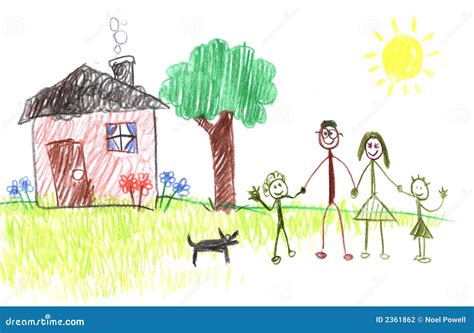 Stick Figure Family Royalty-Free Stock Image | CartoonDealer.com #2361862