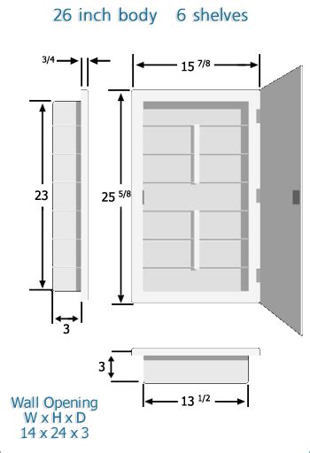 Medicine Cabinets with Customized Adjustable Shelves