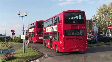 Metroline West Buses on Route 483 - YouTube