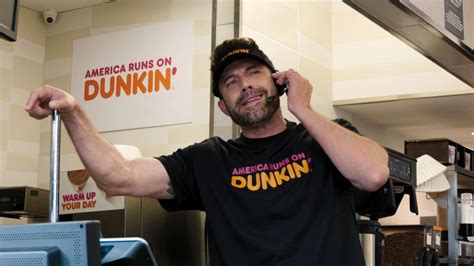 Ben Affleck surprises Dunkin' Donuts customers in Super Bowl commercial with Jennifer Lopez