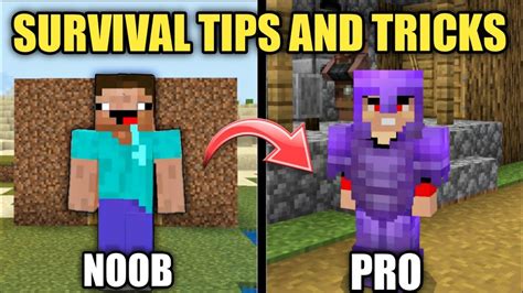 BEST SURVIVAL TIPS AND TRICKS WHICH MAKE YOU PRO IN MINECRAFT ...