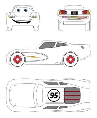 lightning mcqueen cake template - Google Search Cake Templates ...